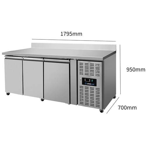 Refrigerated Counter – 3 Doors – 1790x700x850mm thumbnail 2