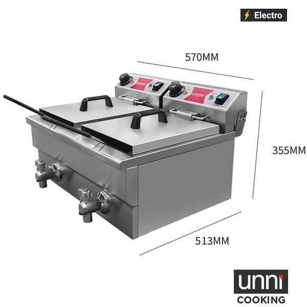 Electric Fryer 2x8L Budget thumbnail 3