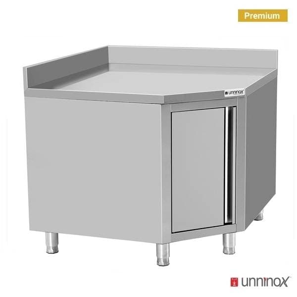 Worktable Corner With Door + Upstand 1000×600