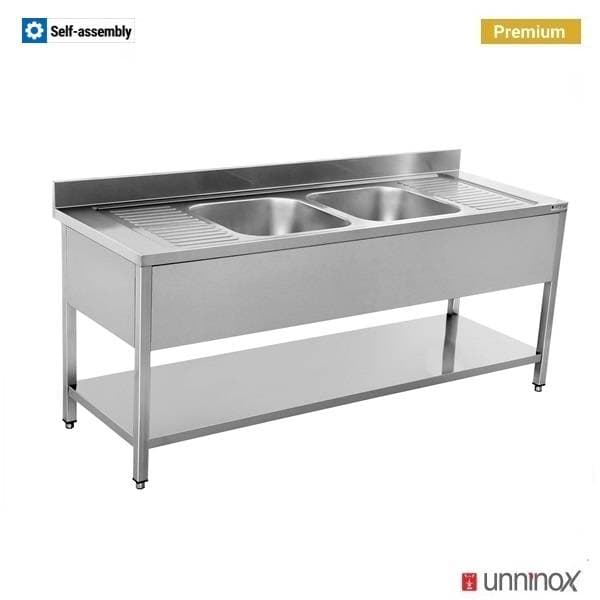200x70xH85cm – 2 Sinks Middle