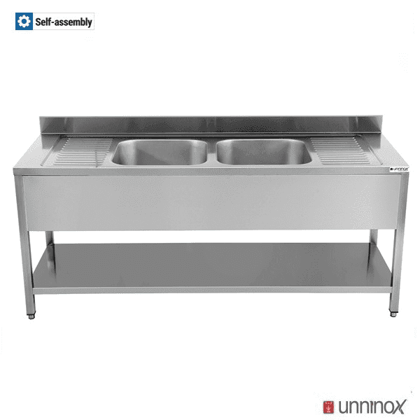 2000x700xH850mm 2 Bowls Middle