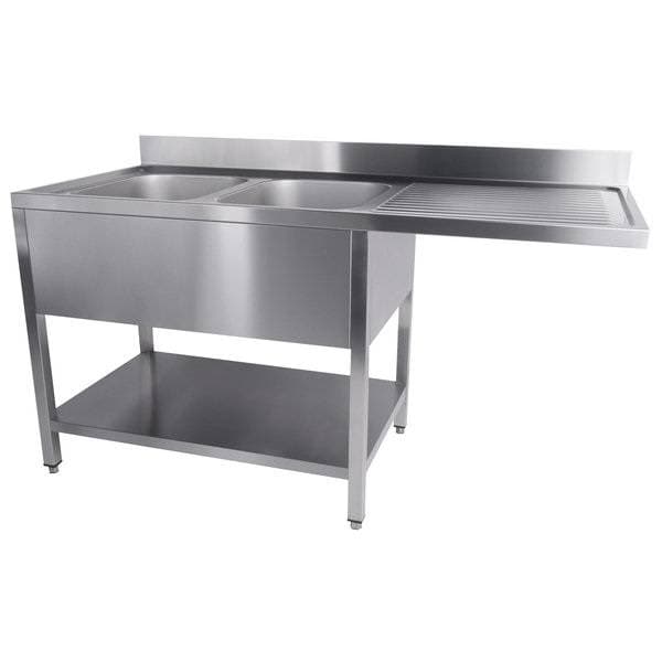 160x70xH85cm 2 Bowls Left