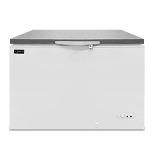 Chest Freezer | 358L | White/Stainless Steel | -18°C to -25°C | Static Cooling