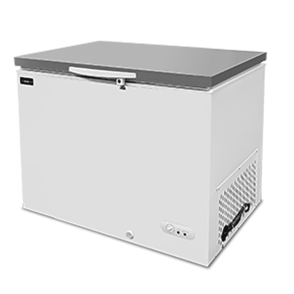 Chest Freezer | 358L | White/Stainless Steel | -18°C to -25°C | Static Cooling thumbnail 2