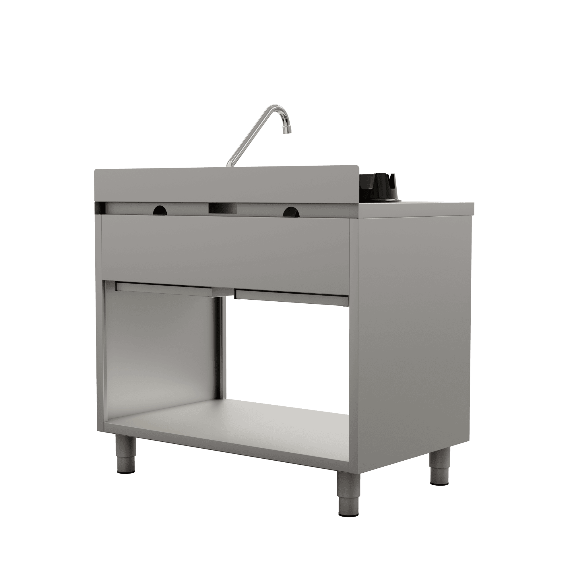 Gas wok stove - 2x15 kW - 2 cooking zone thumbnail 5