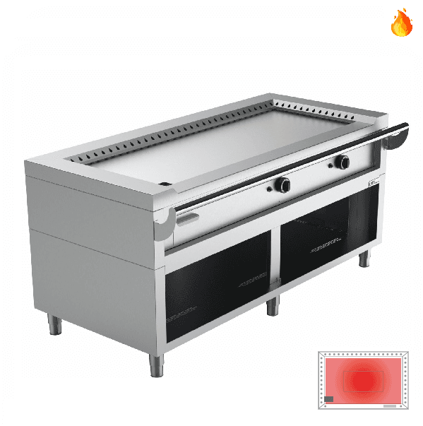 Teppanyaki Griddle | Gas | 27.6 kW | GAS