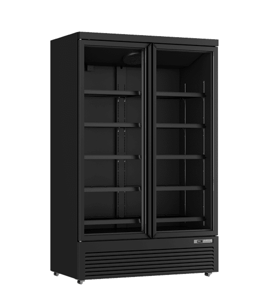Refrigerator | 1081L | Black | 0°C to +10°C | Fan Cooling | Braked Castors thumbnail 2