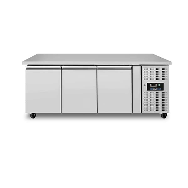 FREEZER Counter – 3 Doors – Without Upstand 179x70x85cm