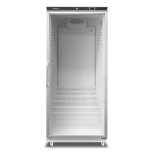 Refrigerator | 630L | White + Glass | +2°C/+8°C | Ventilated | 775 x 735 x 1920 mm