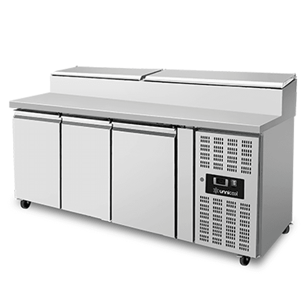 Saladette | 3 Doors (1/1 GN) | Top 8× 1/3 GN | +2°C to +8°C | Forced Cooling | Flip Lids thumbnail 3