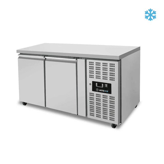 FREEZER Counter – 2 Doors – Without Upstand 136x70x85cm thumbnail 2