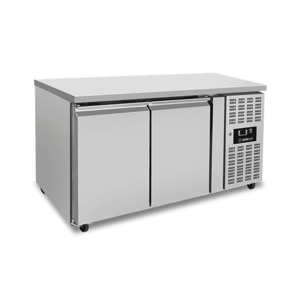 Refrigerated Counter – 2 Doors – Without Upstand – 1390x700x850mm thumbnail 2