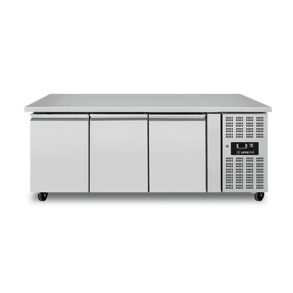 Refrigerated Counter – 3 Doors – Without Upstand – 1790x700x850mm