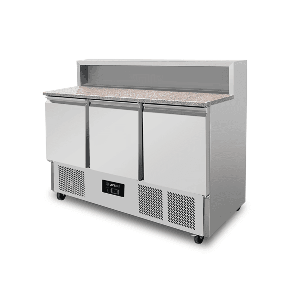 Pizza Workbench, 3-Door (GN 1/1), with 8 × GN 1/6 Top | +2°C to +8°C thumbnail 3