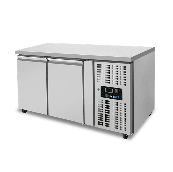 Refrigerated Counter – 2 Doors – Without Upstand – 1390x700x850mm thumbnail 3