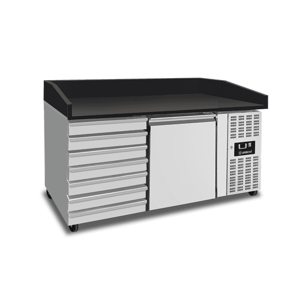 Pizza Counter 1 Door + 7 Dough Drawers (EN600x400) thumbnail 2
