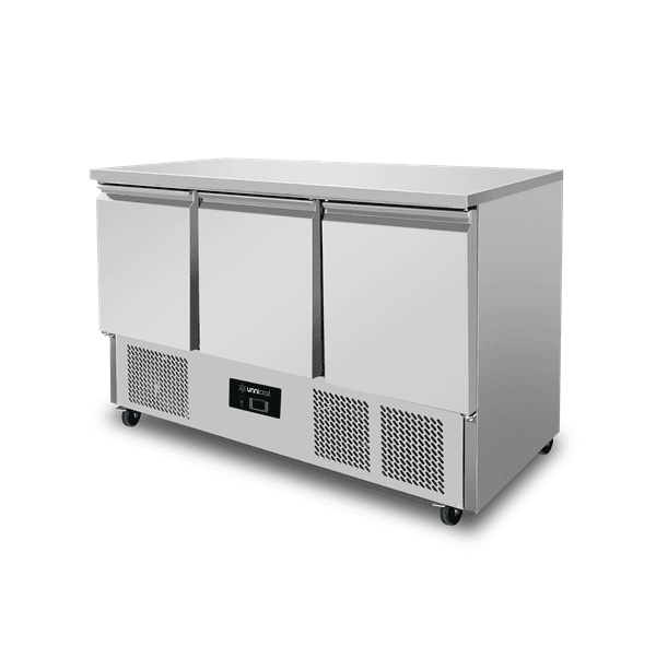 Refrigerated Workbench | 3 Doors (1/1 GN) | +2°C / +8°C | 137x70x85(h) cm thumbnail 3