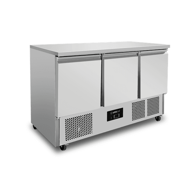 Refrigerated Workbench | 3 Doors (1/1 GN) | +2°C / +8°C | 137x70x85(h) cm thumbnail 2