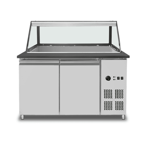 Bain-Marie Counter – 4x GN 1/1 – 153 × 82 × 85.5 cm thumbnail 2