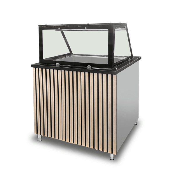 Bain-Marie Counter – 2x GN 1/1 – 88 × 82 × 85.5 cm