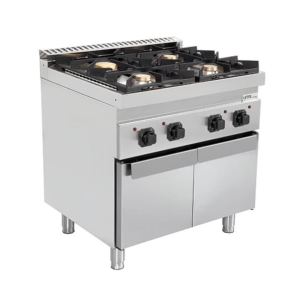 Gas stove with doors  – 28.5kW – 4 Burners - G70C20K