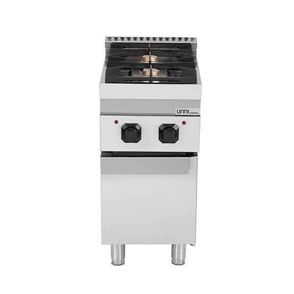 Gas stove with doors  – 13kW – 2 Burners - G70C10K thumbnail 3