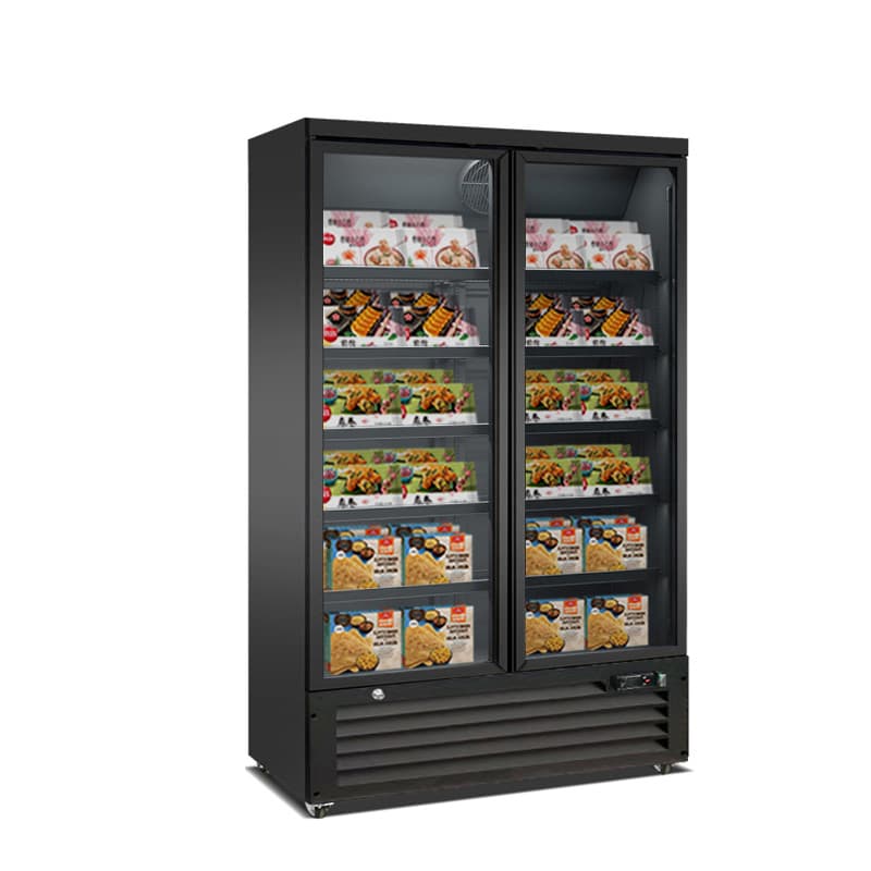 Freezer 2 Glass Doors – 985Ltr