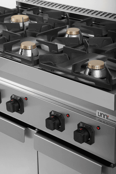 Gas stove with doors – 44kW – 6 Burners – G70C20K thumbnail 5