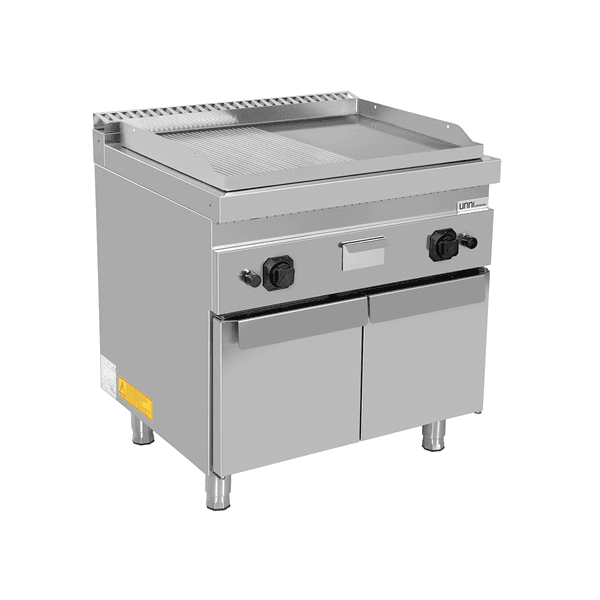 Griddle plate Gas– 1/2 Smooth + 1/2 Grooved - G70GP20+GS-K