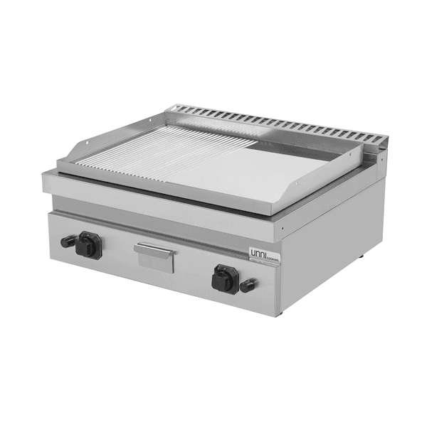 Griddle plate Gas– 1/2 Smooth - 1/2 Grooved Chrome – G70GP20B+GSC thumbnail 2