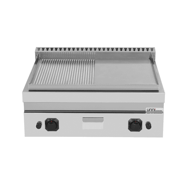 Griddle plate Gas– 1/2 Smooth - 1/2 Grooved – G70GP20B+GS thumbnail 3